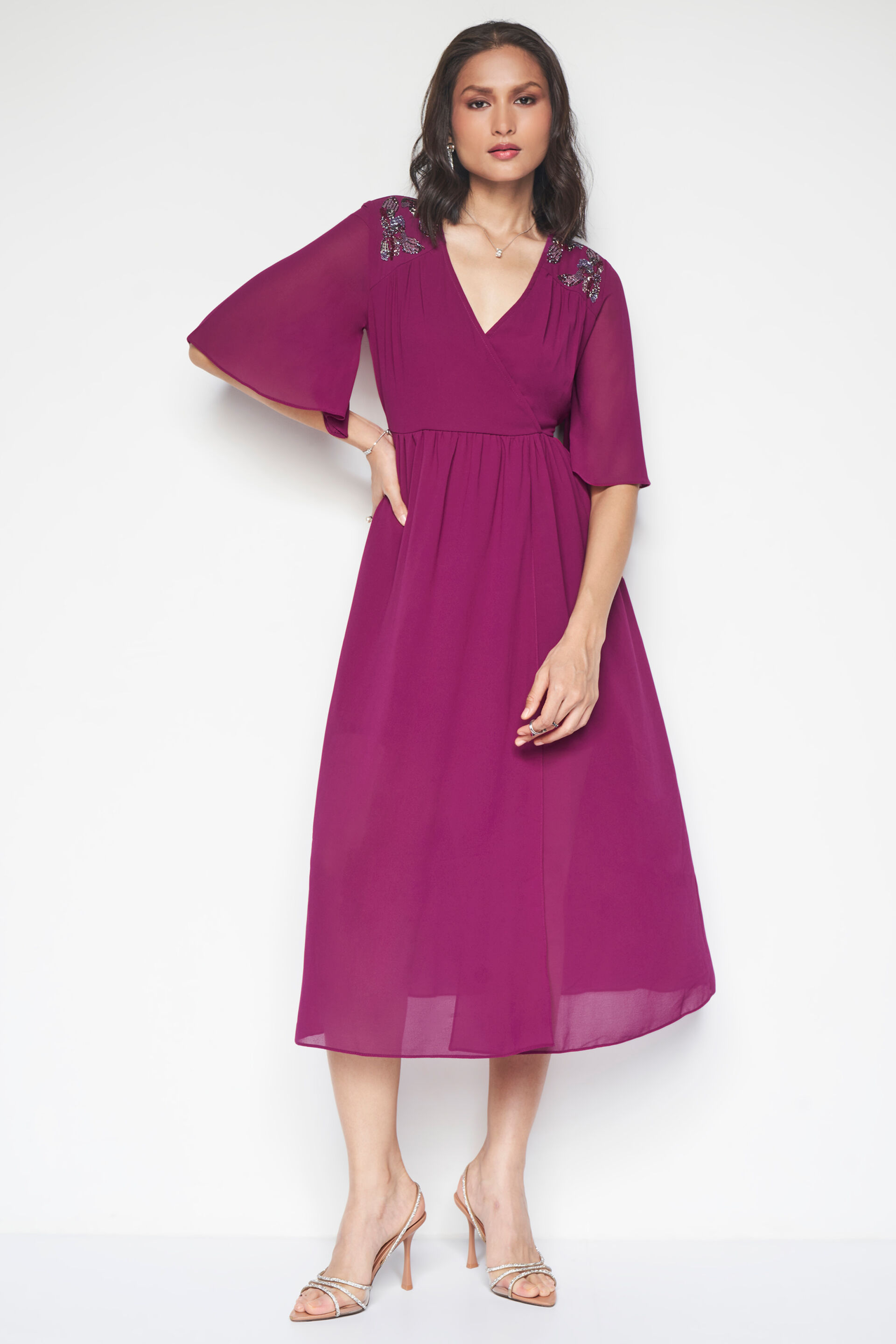 Wine O&rsquo;Clock Dress, Wine, image 4